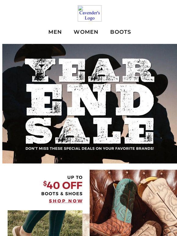 The YEAR END SALE Starts Today