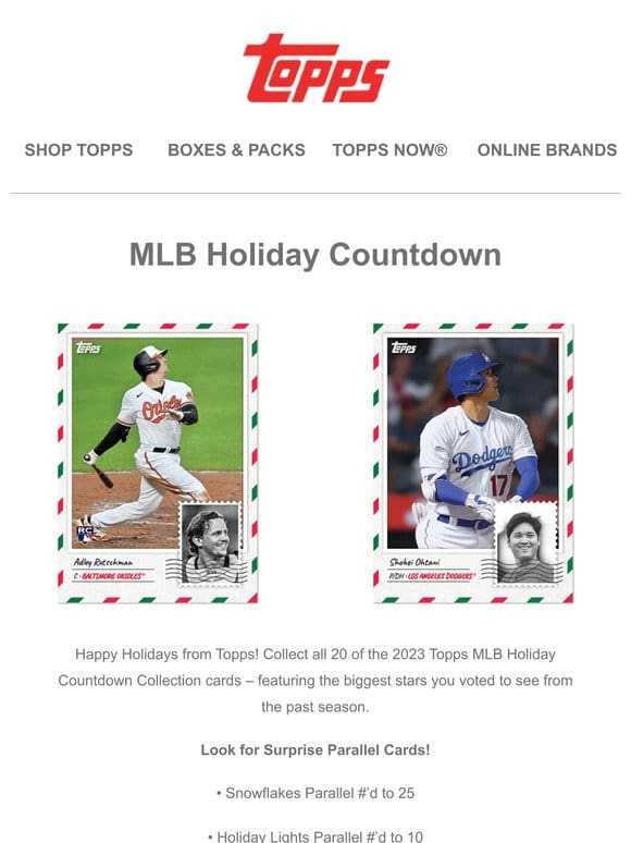 The final MLB Holiday Countdown drop is here!