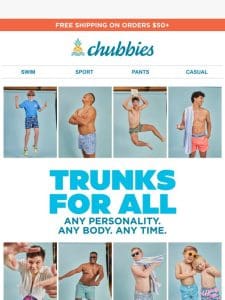 The swim trunk game will never be the same…
