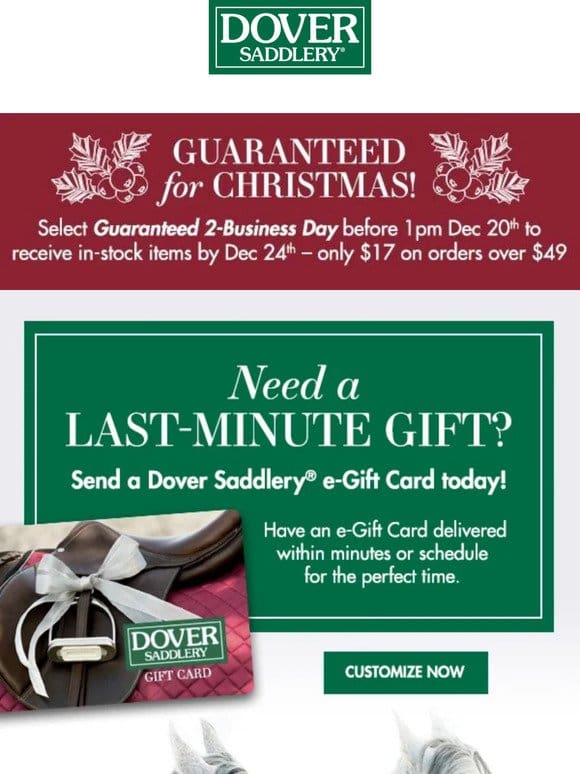 There’s Still Time to Gift Every Horse & Rider on Your List!