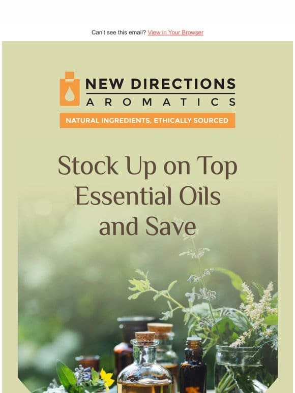 There’s Still Time to Save on Our Best Essential Oils