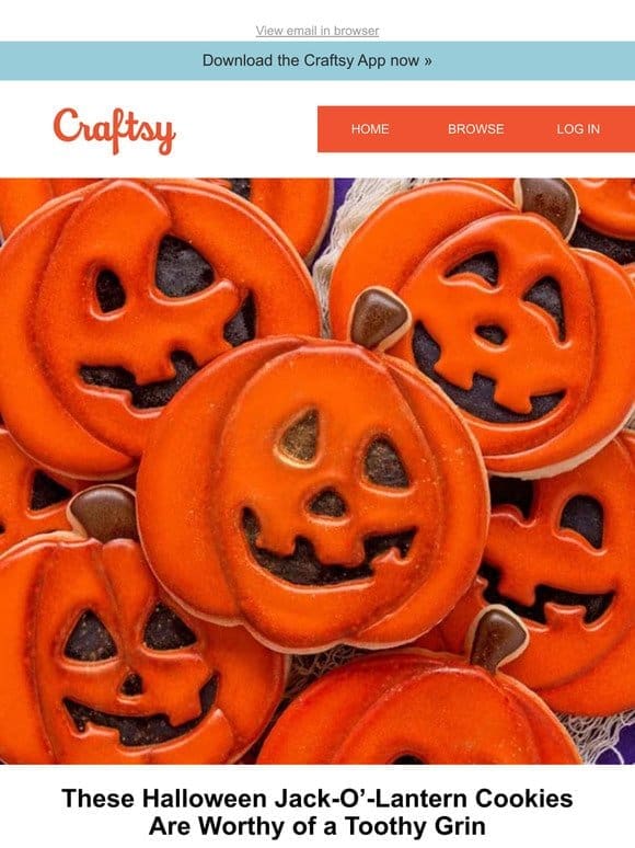 These Halloween Jack-O’-Lantern Cookies Are Worthy of a Toothy Grin