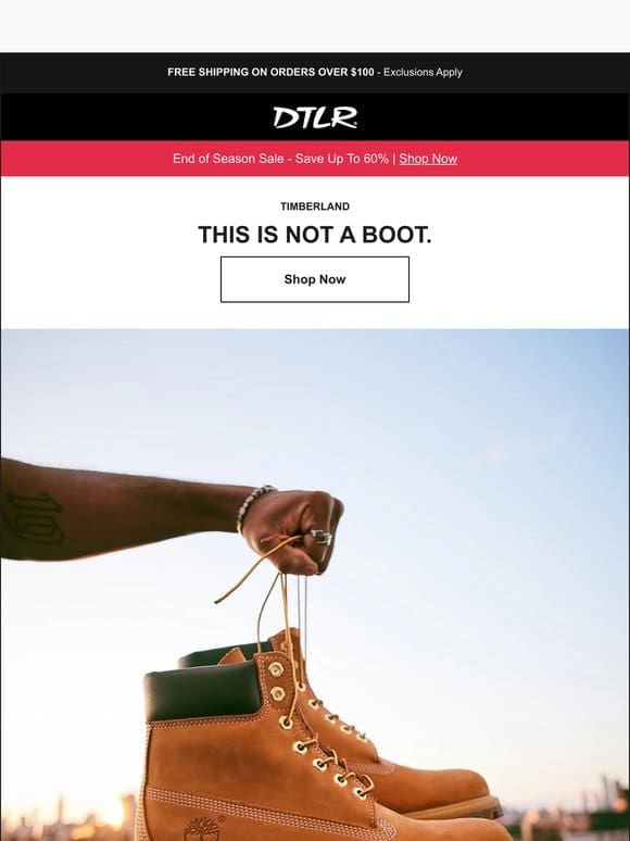 This Is Not A Boot.