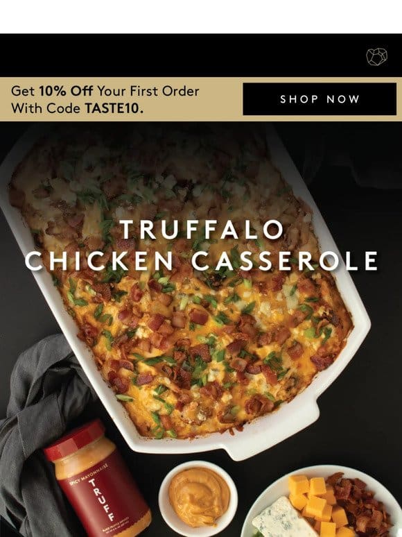 This Just In: TRUFFalo Chicken Casserole