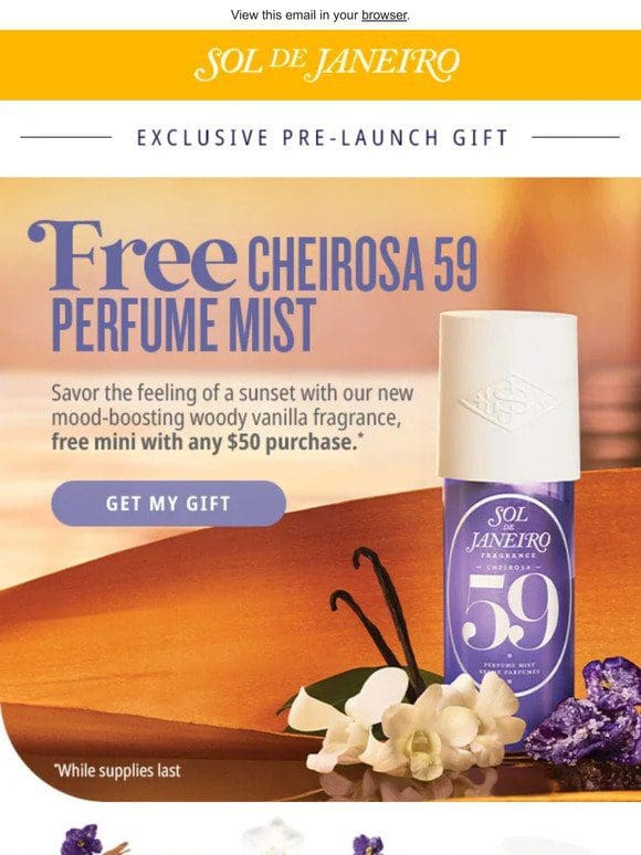 This free fragrance is almost gone ⏰