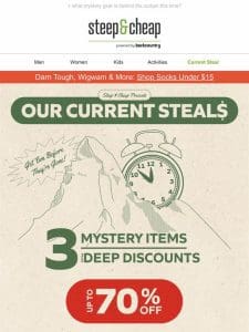 This week’s Current Steal$ revealed!