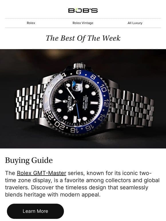 Timepiece Trends: Discover Omega in Pop Culture， Your Ultimate Rolex GMT-Master Guide， and Exclusive Unboxing!