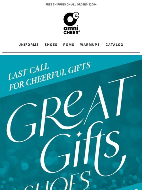 Time’s Running Out! Great Gifts Await