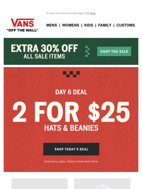 Today Only: 2 for $25 Hats & Beanies