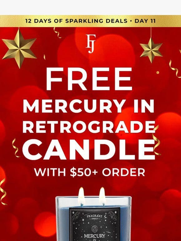 Today Only! Get a FREE Candle
