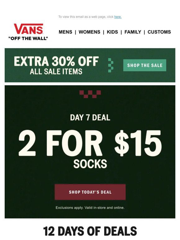 Today Only: Socks on Socks on Sale!