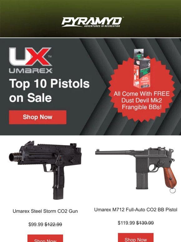 Top 10 Umarex Pistols: Unbeatable Deals!