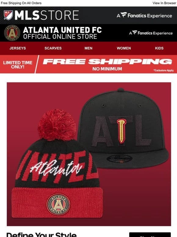 Top Off Your Fan Style >> Atlanta United FC Headwear