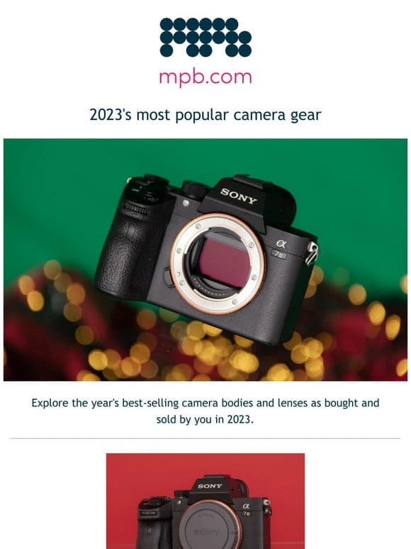 Top camera gear from 2023