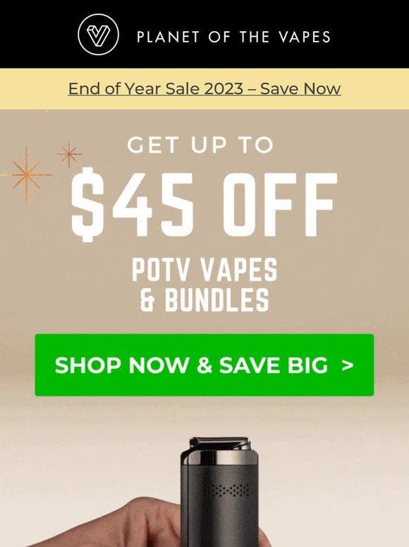 Top-tier vapor， half the price!