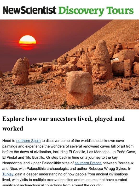 Travel back 40，000 years with New Scientist
