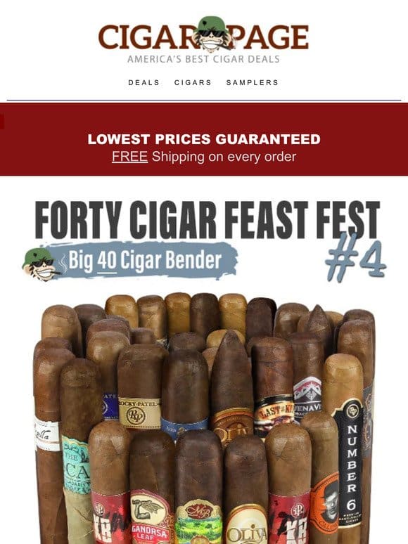 True or False: you love massive cigar value?