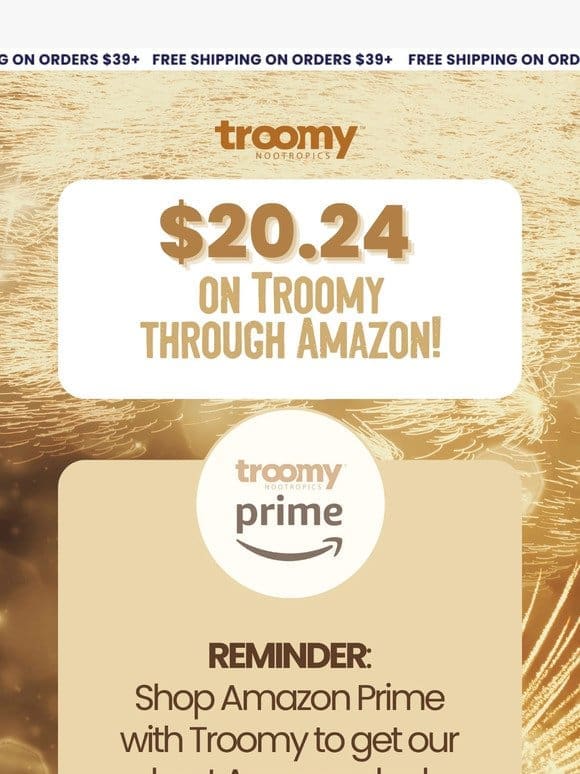 Try Troomy with Prime Deals Ending 1/31✨