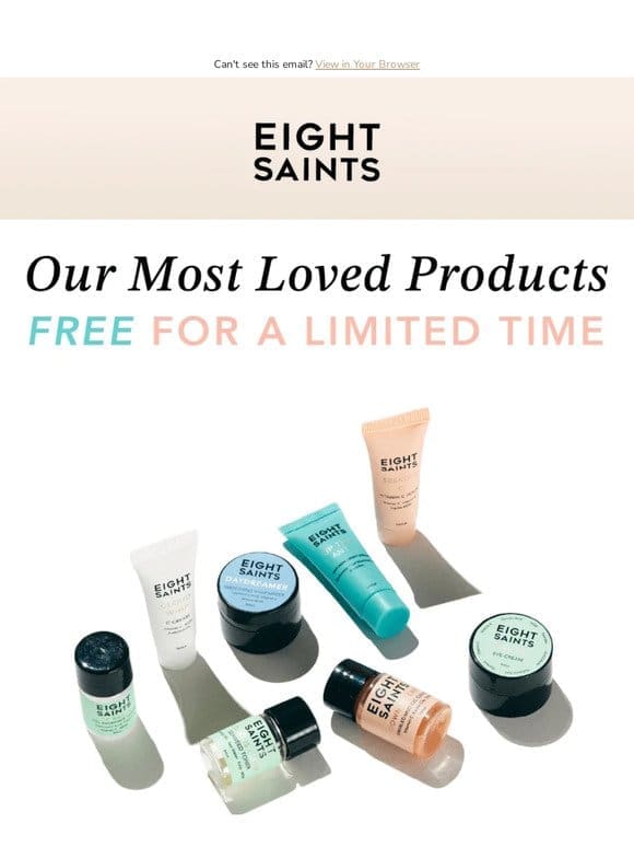 Try our most loved products for FREE