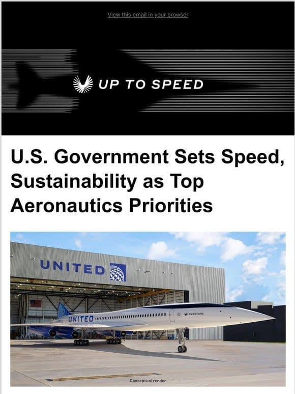 U.S. makes commercial supersonic a top priority