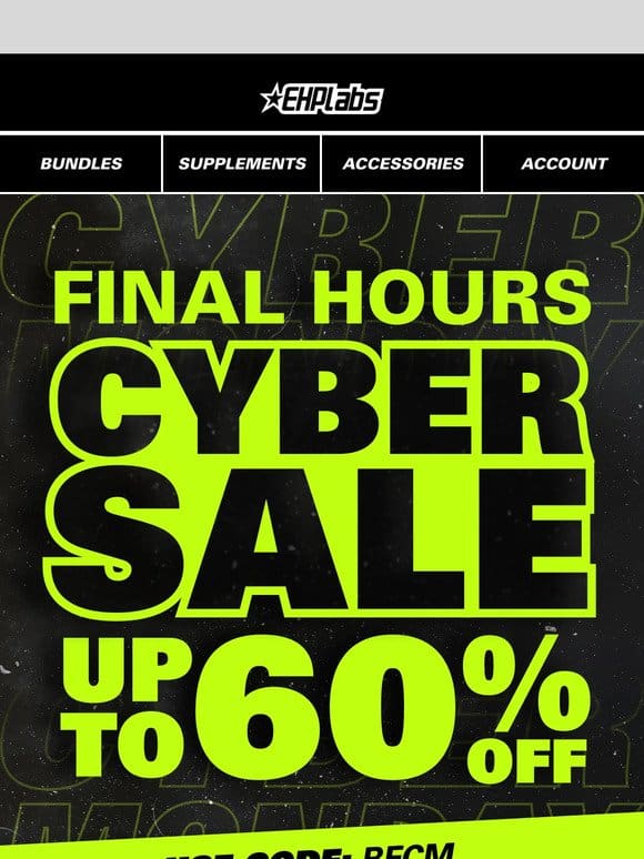 UP TO 60% OFF * ENDS MIDNIGHT