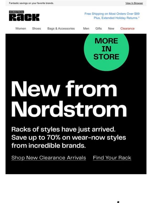UP TO 70% OFF ❗ New from Nordstrom
