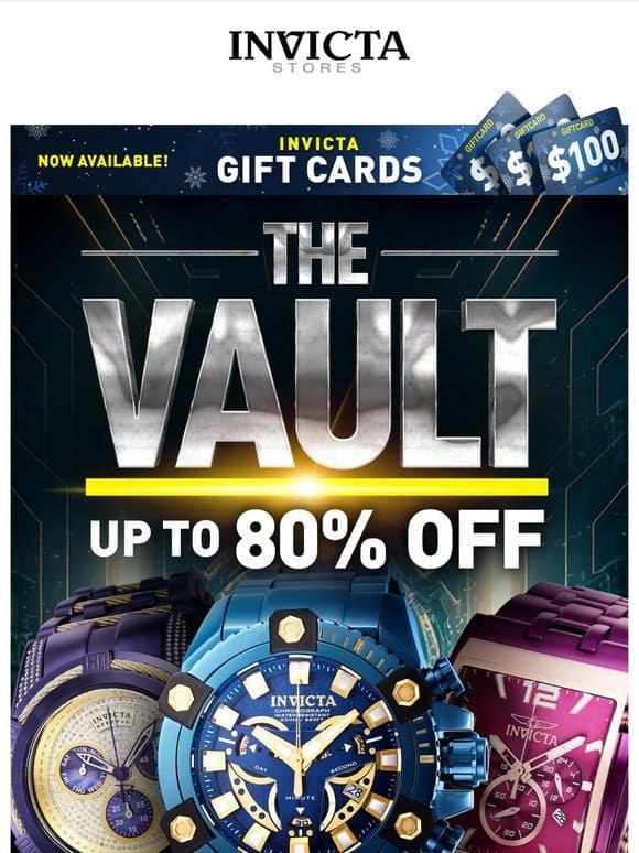 UP TO 80% OFF❗️ Rare Finds From⚜️THE VAULT⚜️
