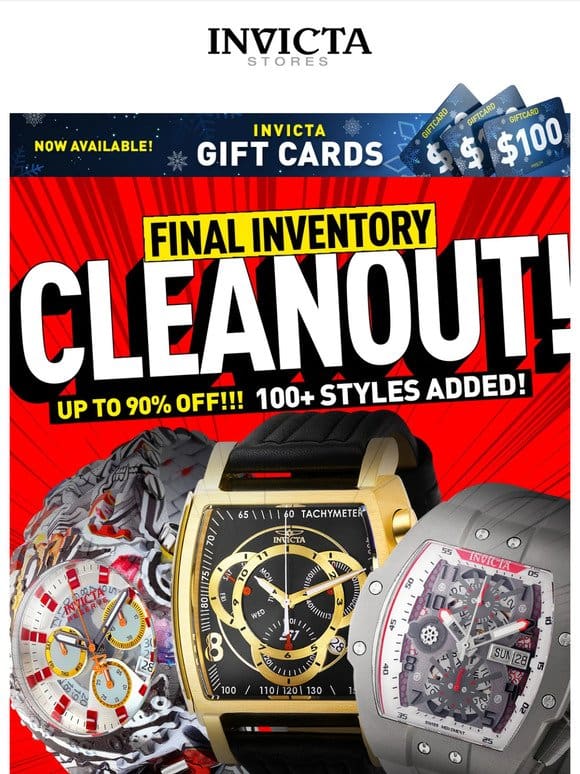 UP TO 90% OFF HUNDREDS Of Watches❗️ Inventory Cleanout❗️