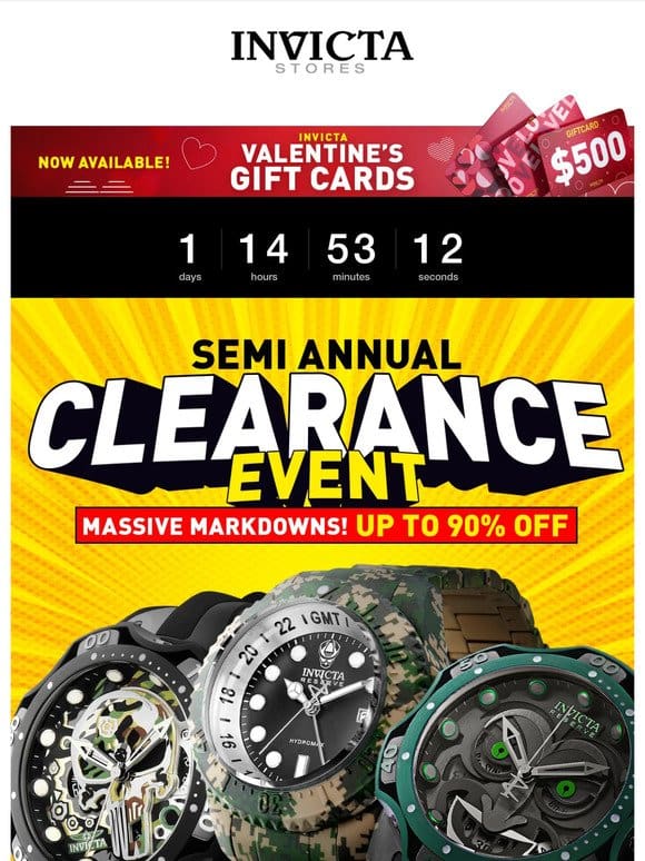 UP TO 90% OFF TIme Is Running Out ⌚