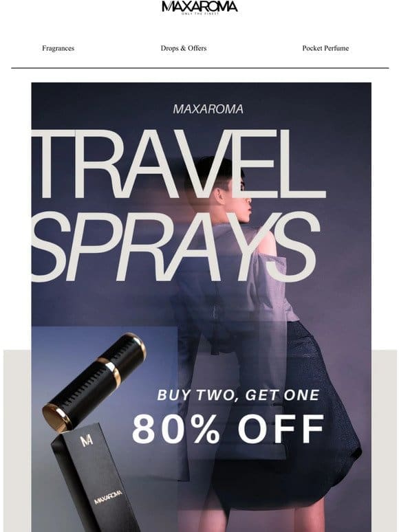 Unlock %80 Savings on Traveler Sprays – Buy Two Get One!