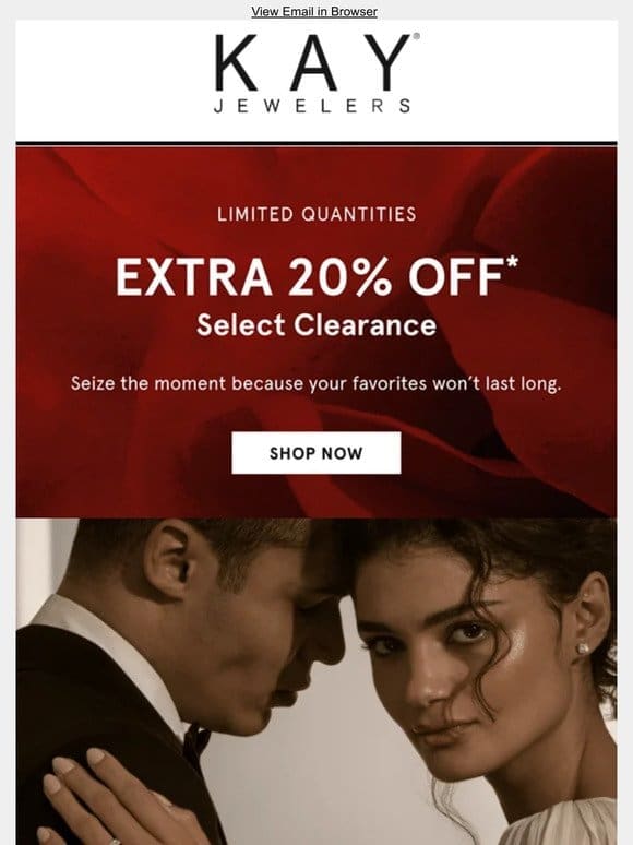 Unmissable Savings: Extra 20% off select clearance