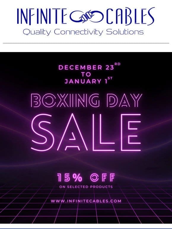 Unwrap Savings: Exclusive Boxing Week Deals Inside!  ✨