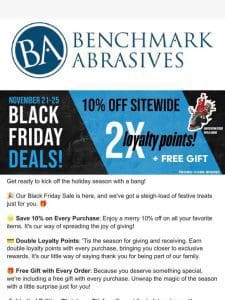 Unwrap the Savings: Black Friday Extravaganza Starts Now!
