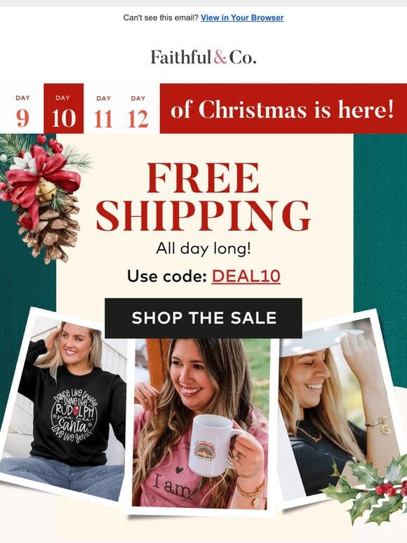 Unwrap the Xmas Deal #10: Free Shipping!