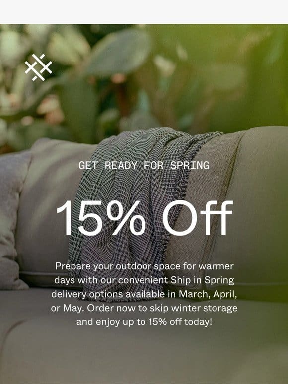 Up To 15% Off For The New Year