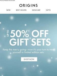 Up To 50% OFF Holiday Gift Sets & More!