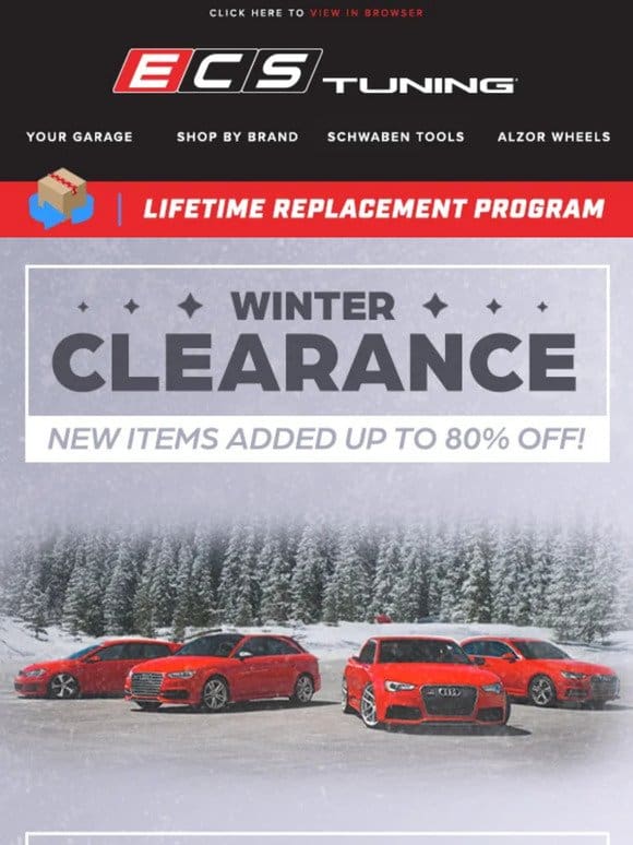 Up To 80% Off + New Items Added – Winter Clearance