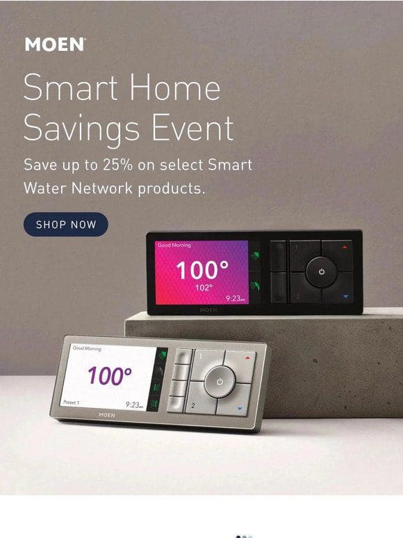 Up to 25% off select smart home， kitchen & bath products