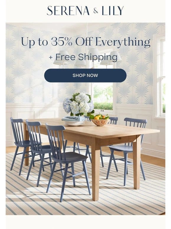 Up to 35% Off Everything + Free Shipping