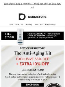 Up to 45% off our curated Anti-Aging Kit