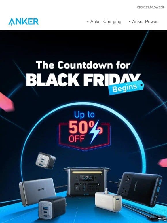 Up to 50% Off | The Ultimate Black Friday Experience