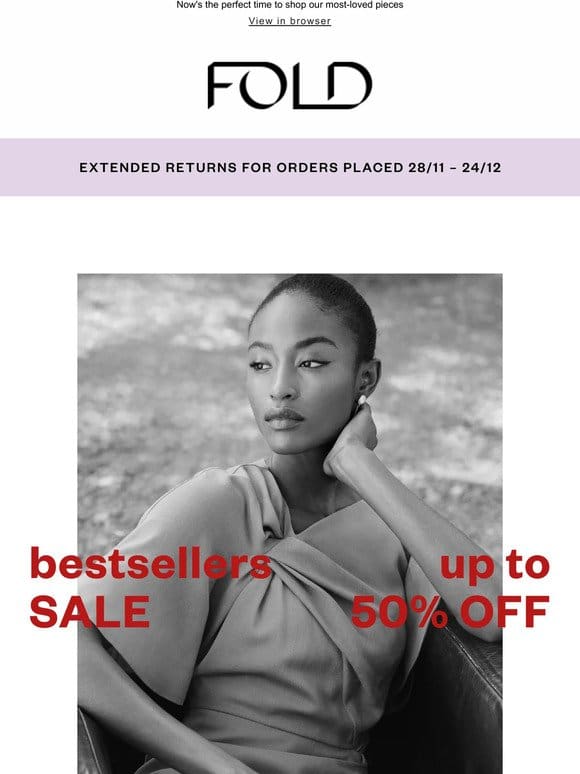 Up to 50% off bestselling sale dresses
