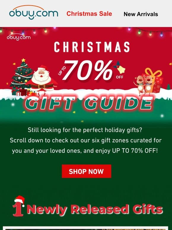 Up to 70% OFF Deals – Christmas Gift Guide