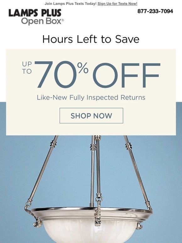 Up to 70% Off Fully-Inspected Returns