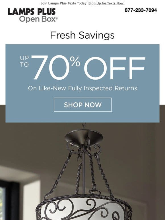 Up to 70% Off Markdowns!