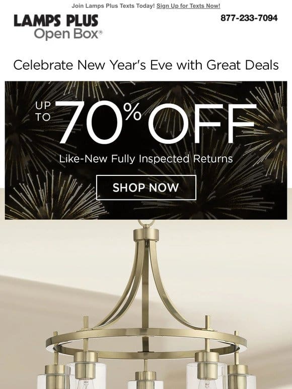 Up to 70% Off Savings End Tonight