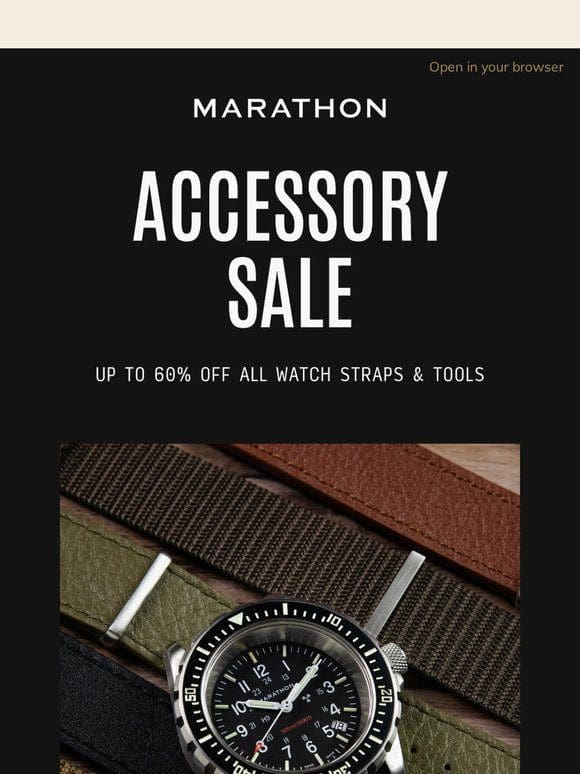 Upgrade Your Daily Wear: Up To 60% OFF Straps & Tools