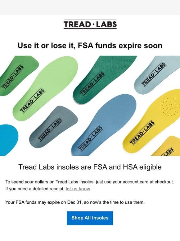Use it or lose it， your FSA funds may expire soon