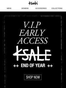++ VIP EARLY ACCESS – 40% OFF KSALE ++