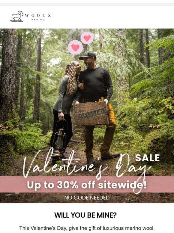 Valentine’s Day Sale! Up to 30% OFF
